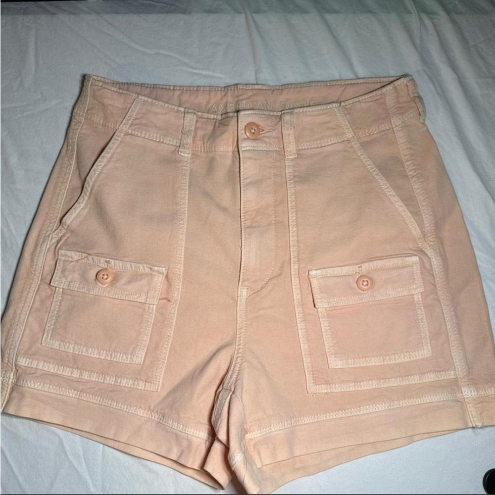 Women's American Eagle Peach Shorts High Waisted